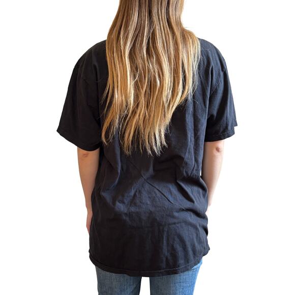 Welcome Black Graphic Tee Men’s Large Grim Reaper Skateboard Streetwear | NWOT - Picture 4 of 8